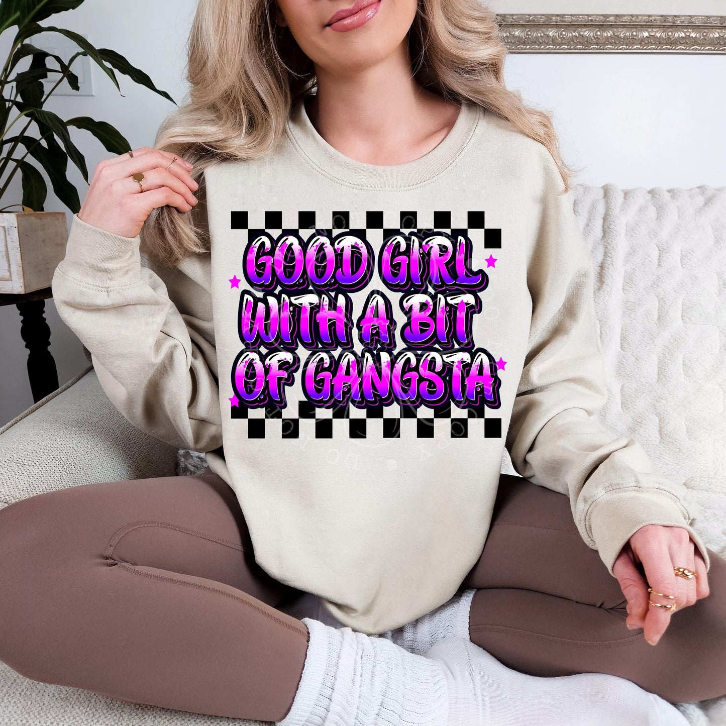 GOOD GIRL WITH A BIT OF GANGSTA PNG