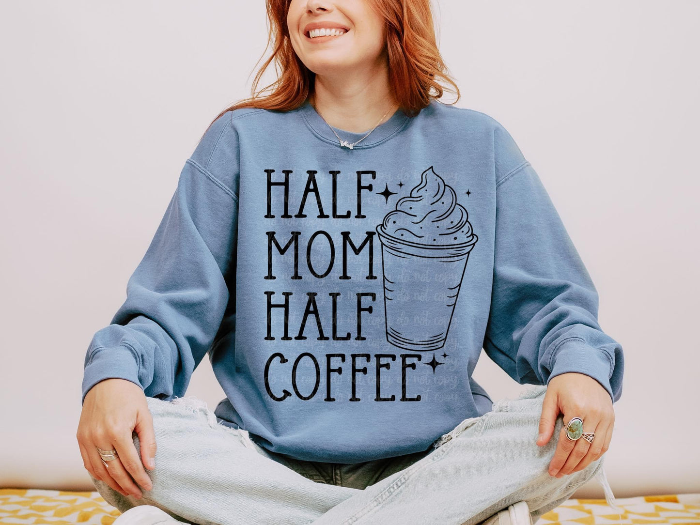 HALF MOM HALF COFFEE SINGLE COLOR DIGITAL