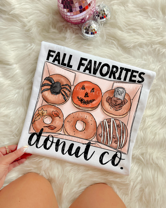 Fall Favorites Donut Co. | Digital Download | PNG