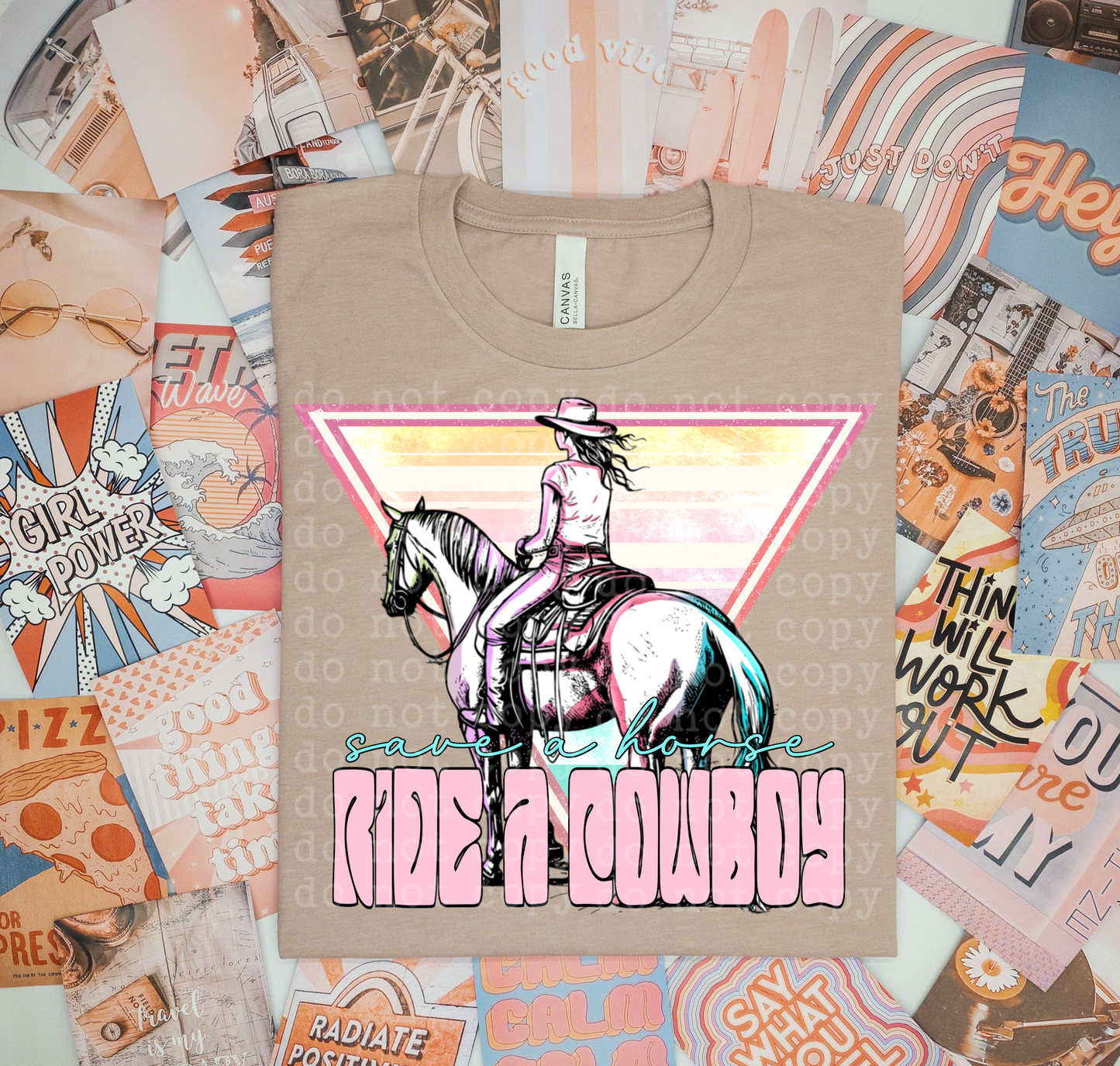 Ride A Cowboy | Digital Download | PNG