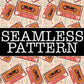Retro Tapes | Seamless Pattern